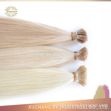 Best quality2015 Wholesale Full Cuticle Natural Silky Straight Remy Human Hair Cuticle Remy Chinese I Tip Hair extension